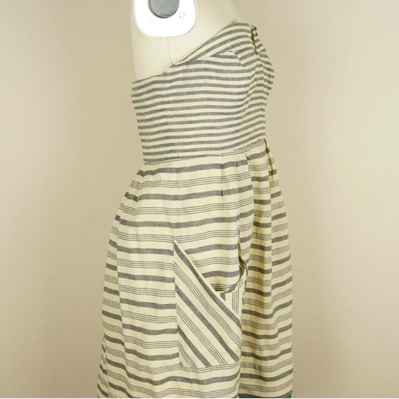 Anthropologie Maeve Changing Stripes Dress size 8P - Picture 7 of 9